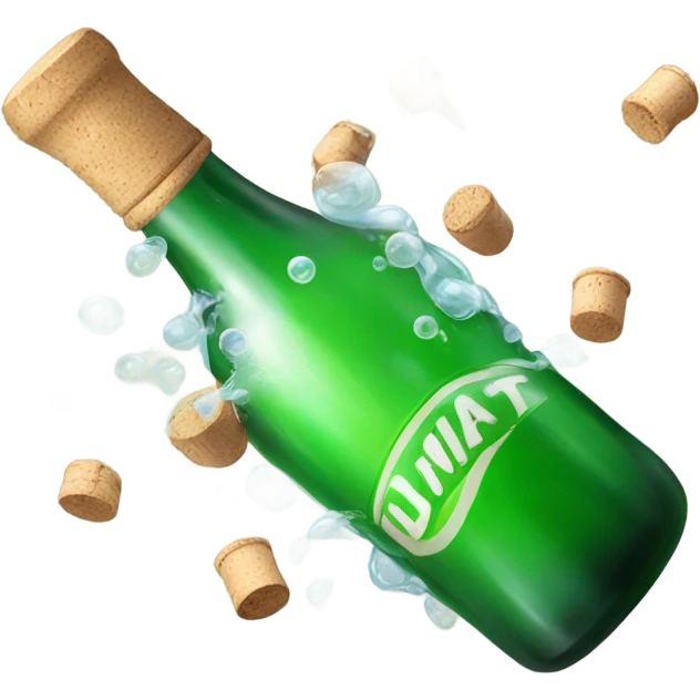 Popping bottles emoji