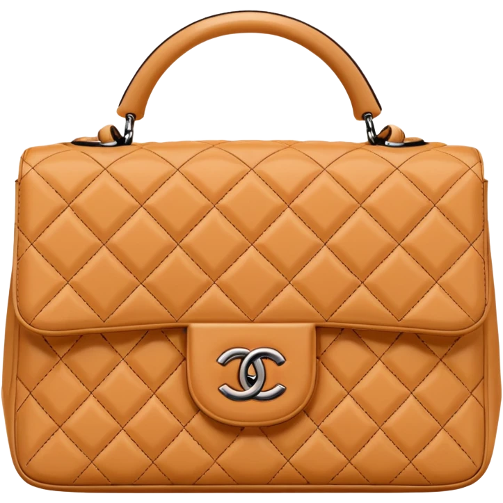 chanel flesh color bag emoji