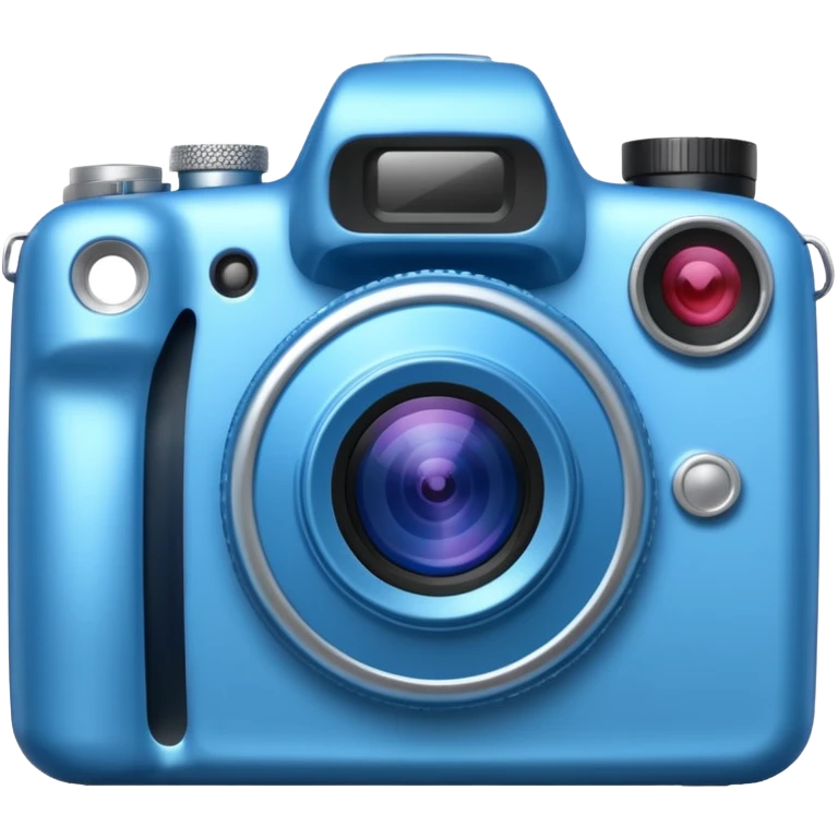 blue heart with a camera emoji
