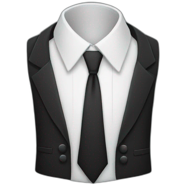 costume cravate emoji