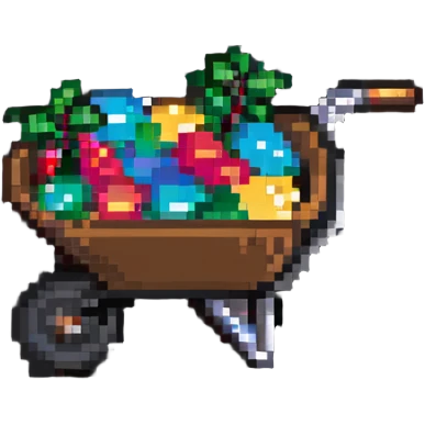 simple wheelbarrow emoji