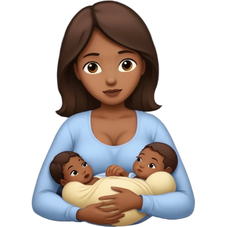 Breastfeeding in the dark emoji