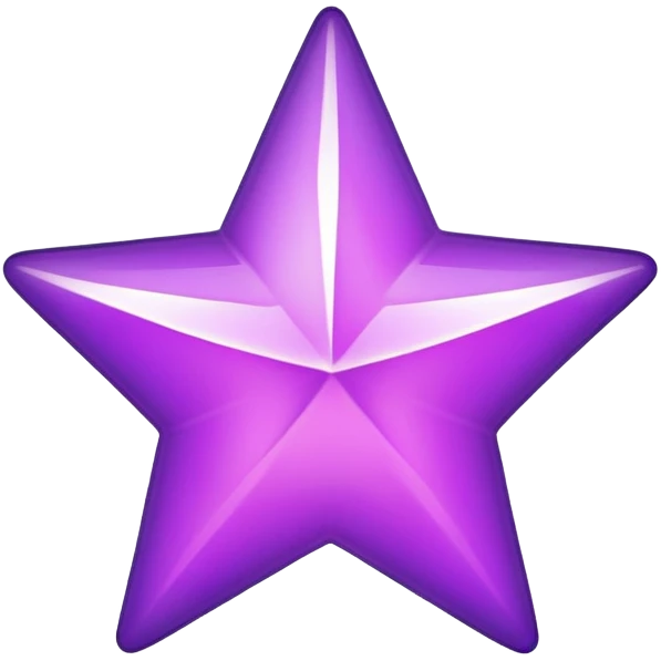 Purple star emoji
