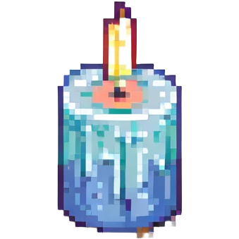 A simple candle emoji