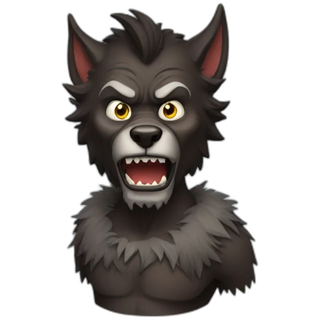 Werewolf emoji