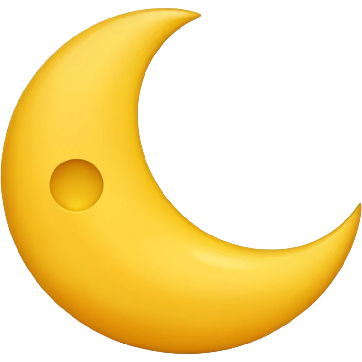 half moon emoji emoji