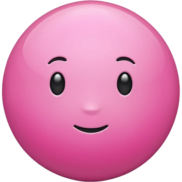 Pink emoji