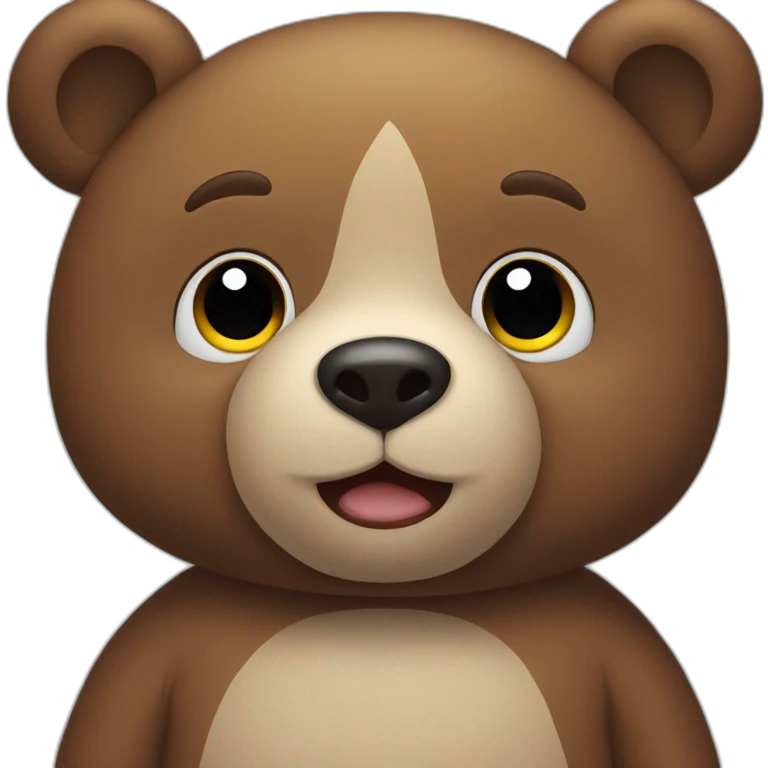 Chubby bear  emoji