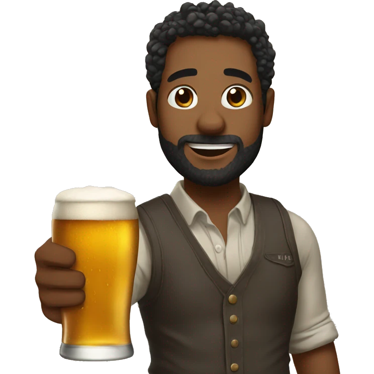 draw me with beer emoji