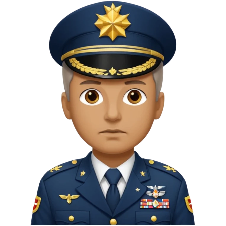 An American general in full uniform emoji