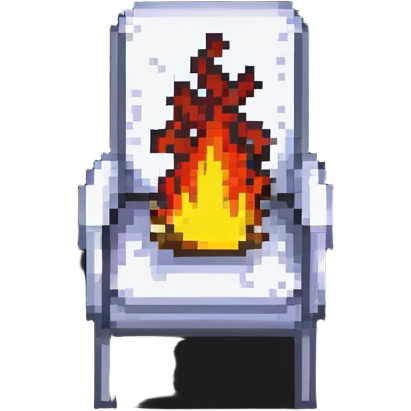 burning chair emoji