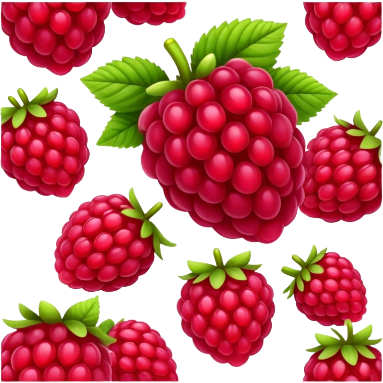 raspberry fruit emoji