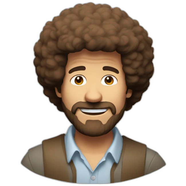 Bob ross emoji