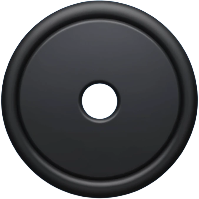 black disk emoji