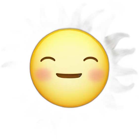 Lovely sun  emoji