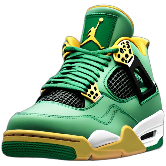 Jordan 4 sb pine Green  emoji