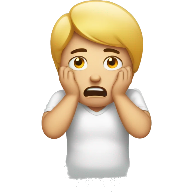stressed emoji