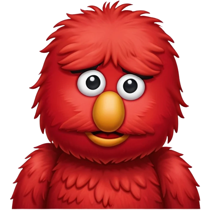 Elmo sad emoji