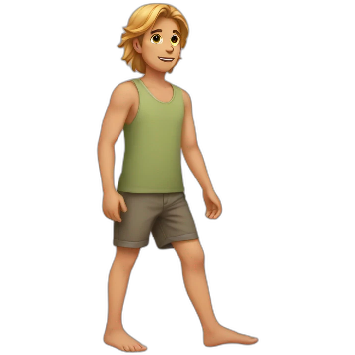 Barefoot emoji