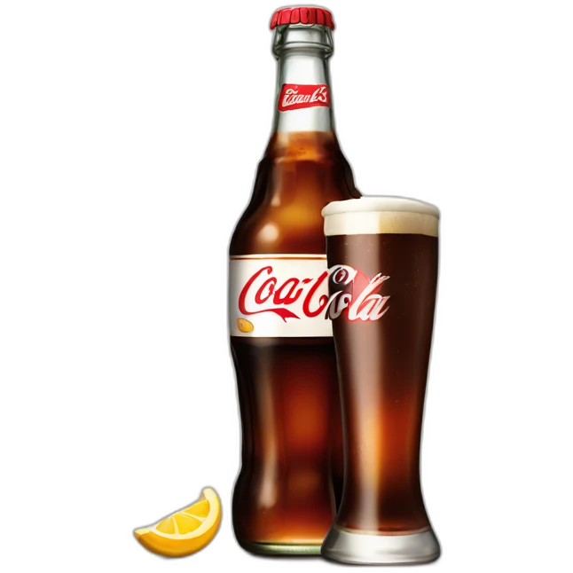 fernet branca with coca-cola big glass emoji