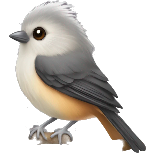 Tufted tit mouse emoji