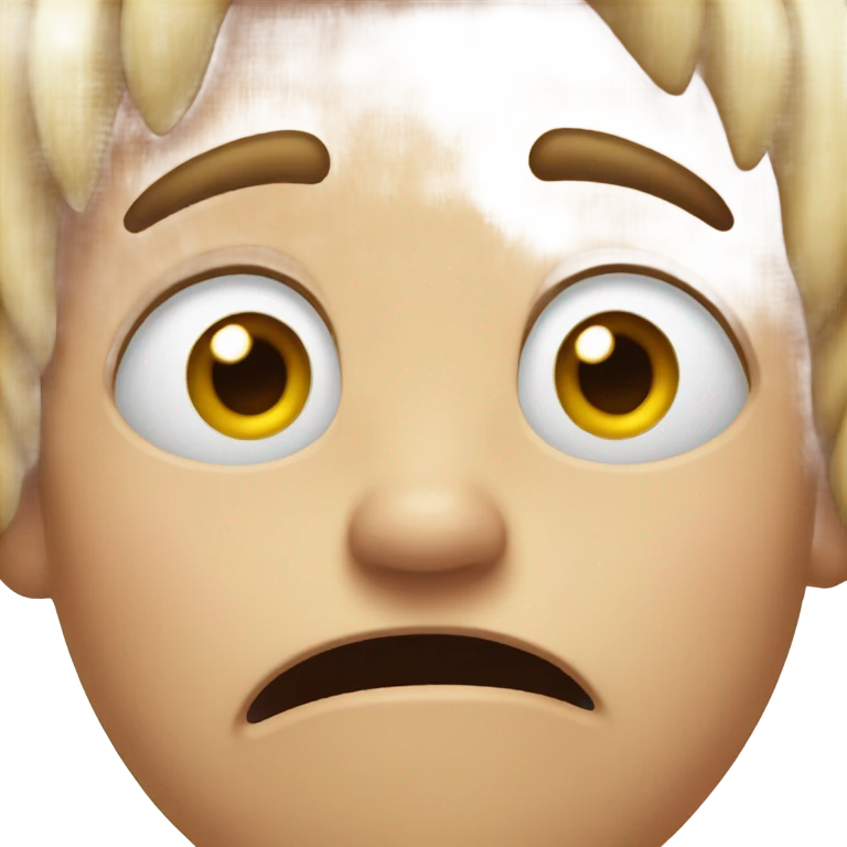 Shocked face emoji