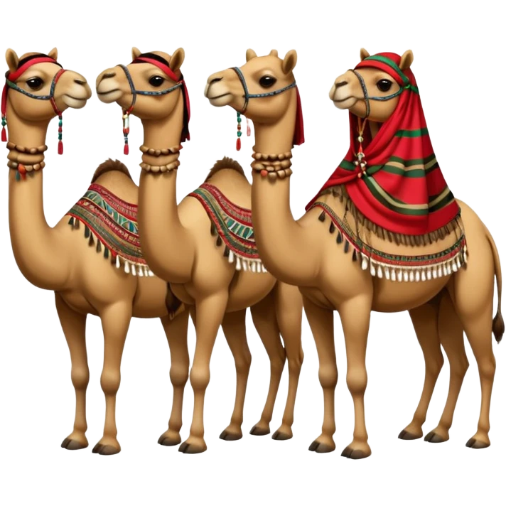 5 animaux oriental béduin emoji