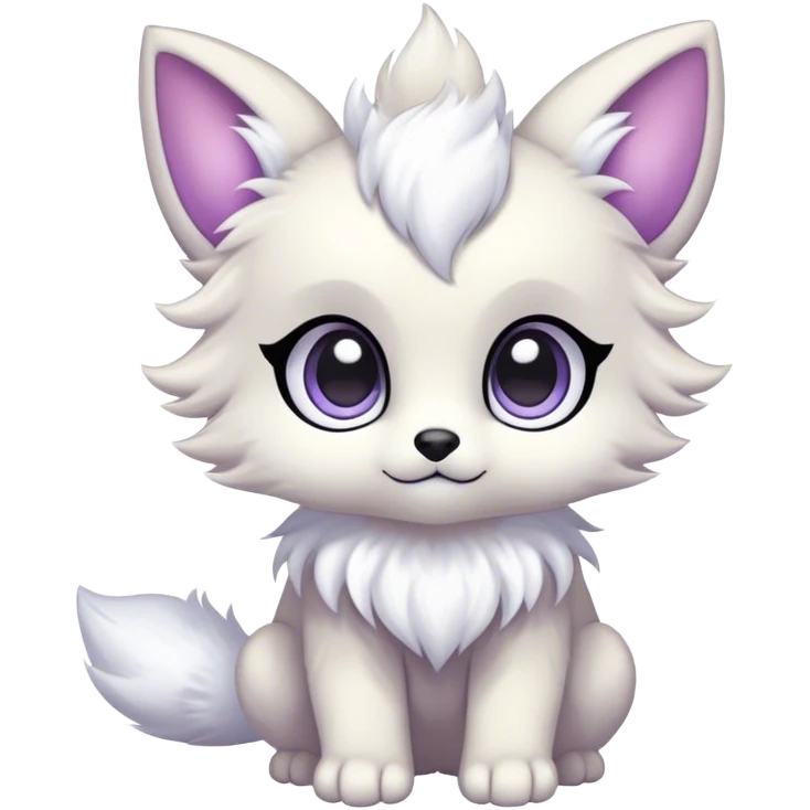 Kawaii bright fantasy ethereal anthro fursona Fakemon emoji