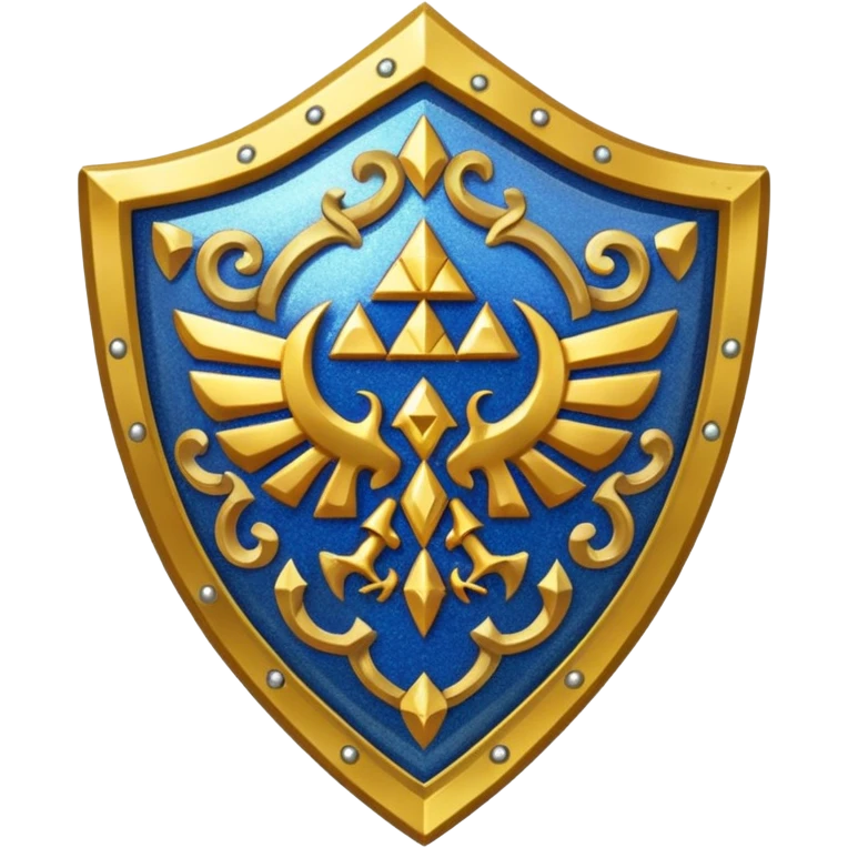 glitter shield Hylian emoji
