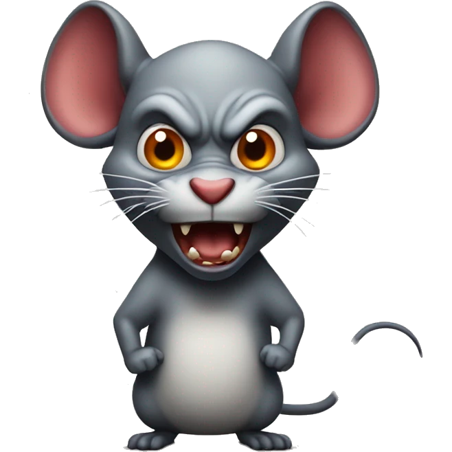 Devil angry rat emoji