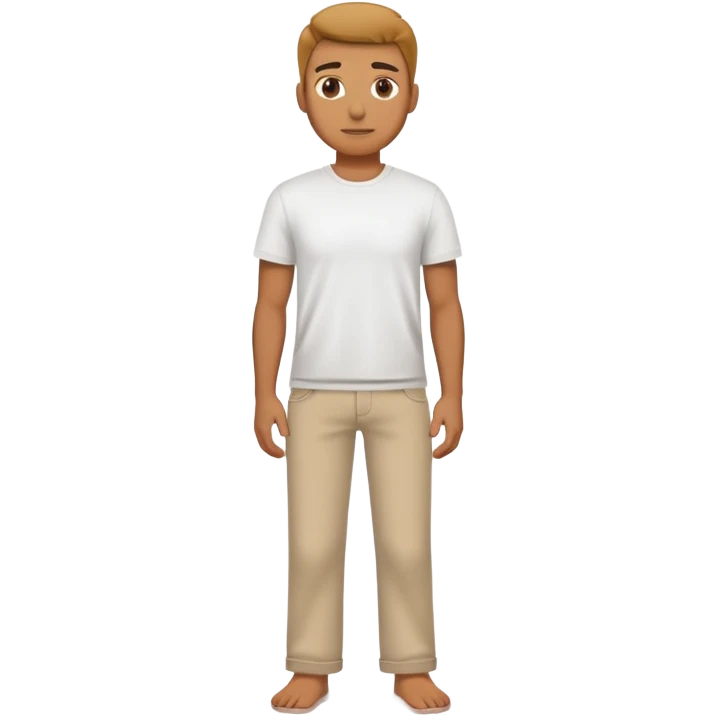 Guy holding middle of pants  emoji