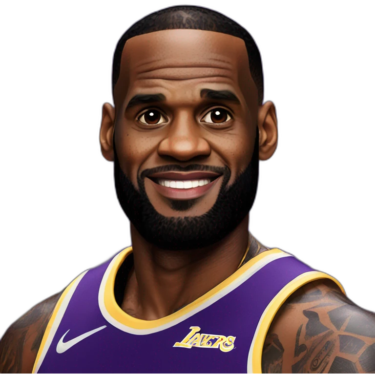 lebron-james-avec-le-maillot-des-lakers emoji