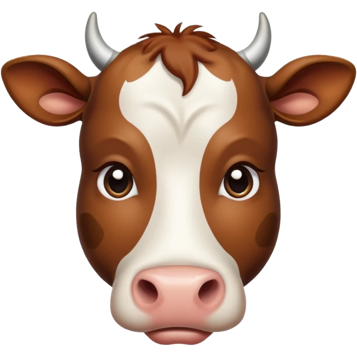 very sad cow emoji