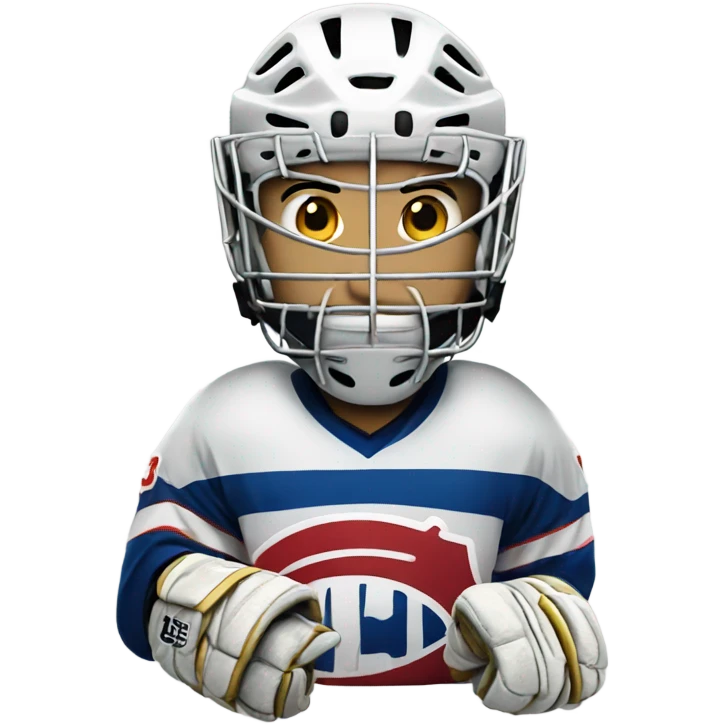 Hockey goalie emoji