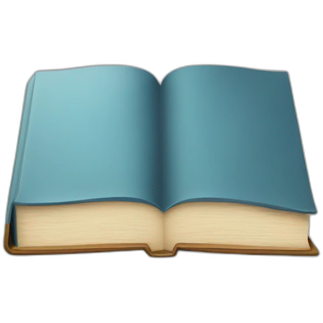 Book with face emoji