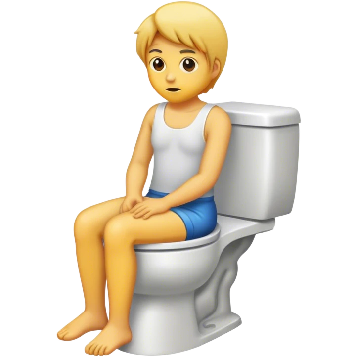 I’m on the toilet emoji