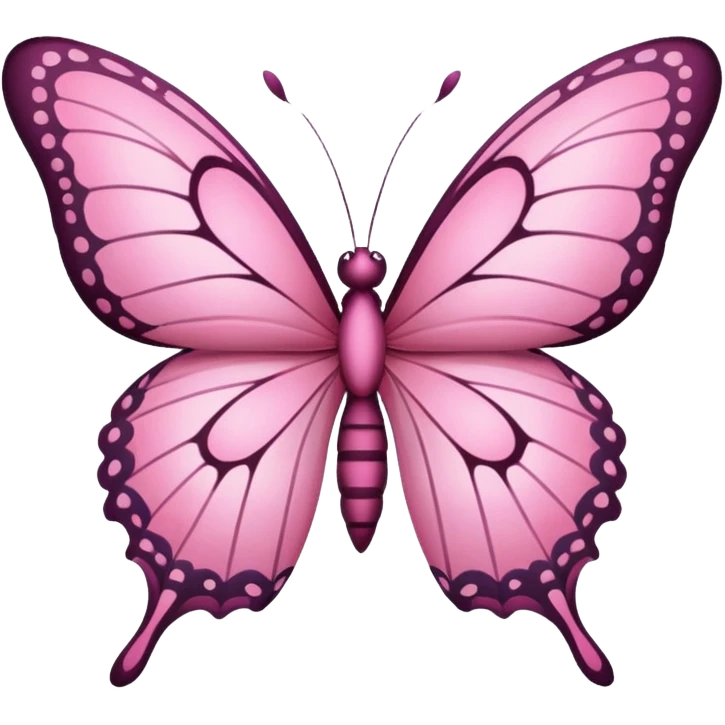 🦋 this emoji in pink in small size emoji