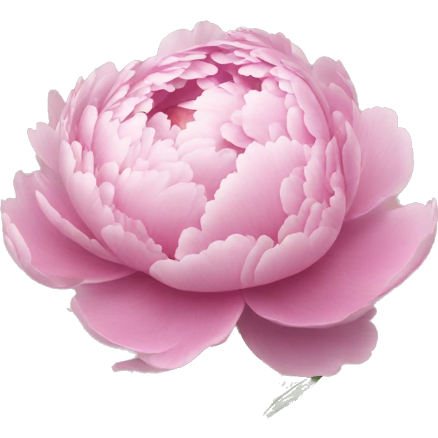 peonies ￼ emoji