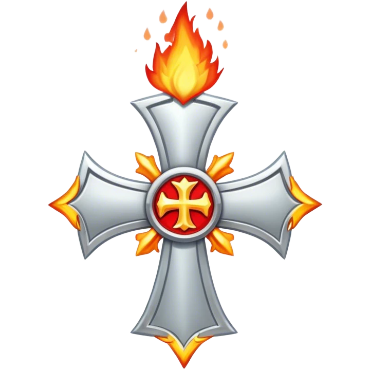 templar fire cross emoji
