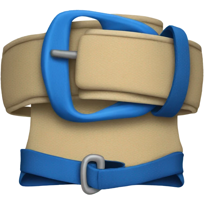 Blue belt  emoji