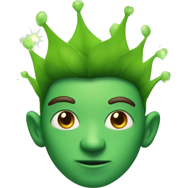 green head fairy man emoji
