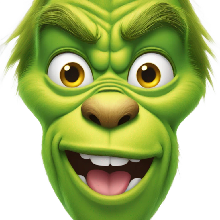 The grinch emoji