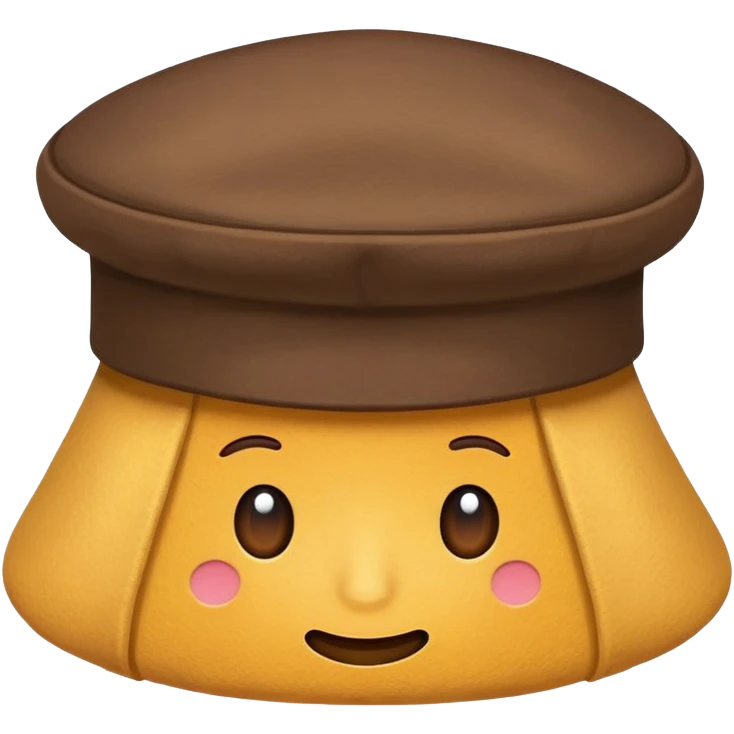 Thinking cap emoji