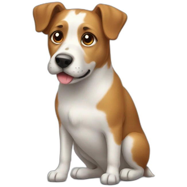 dog using calculator emoji