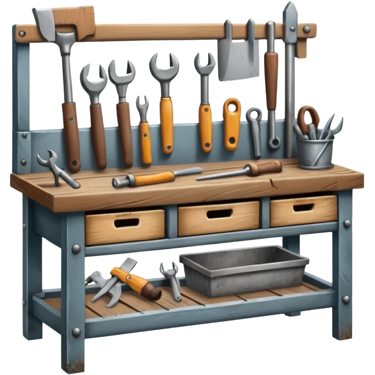 Wooden Tool Bench emoji