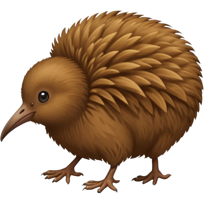 a kiwi bird running emoji