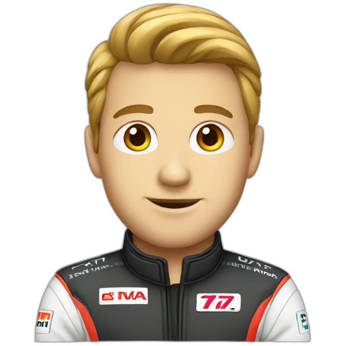 Racing Car Driver  emoji