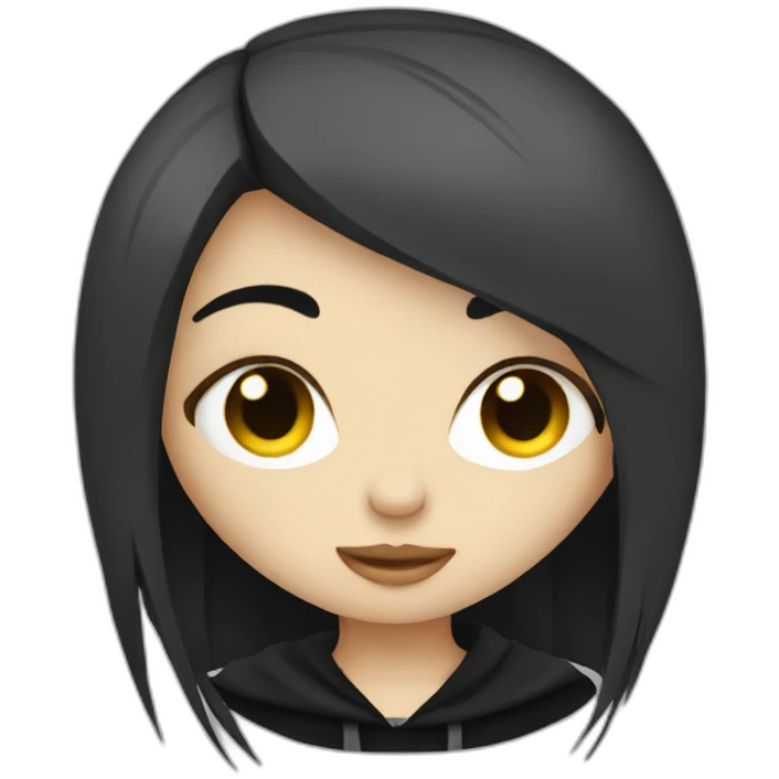 emo girl emoji