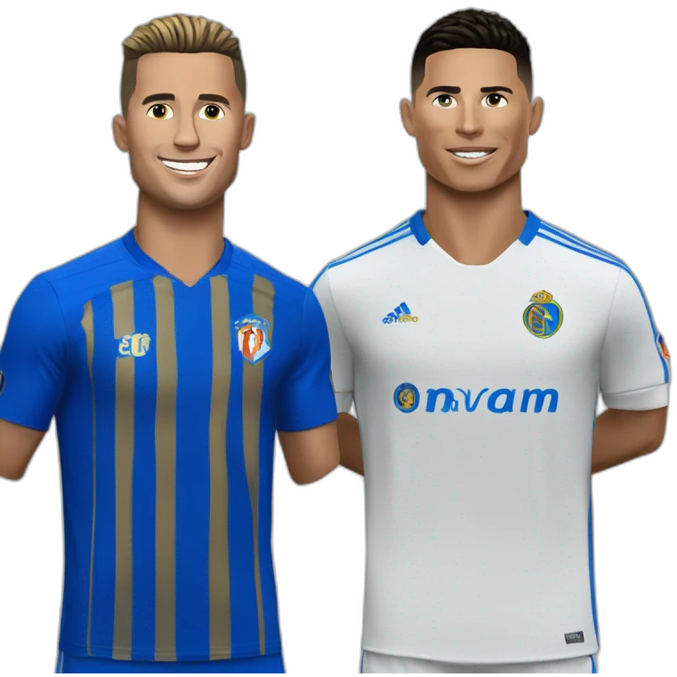 Ronaldo and Getafe CF emoji