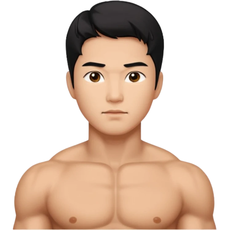 Koreli bir erkek ama çok yakışık lı ve kaslı saçı dümdüz saç çok daha fazla emoji
